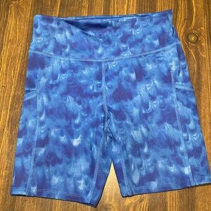 Women’s small blue bike shorts